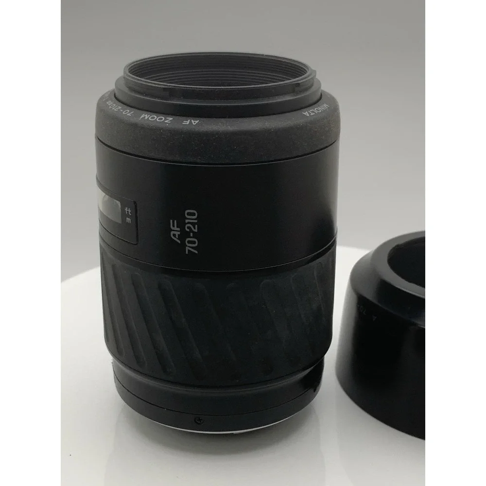 Minolta AF Zoom 70-210 mm 1:4.5 (22) -5.6 49mm Lens + Tiffen 49 Mm UV Protector